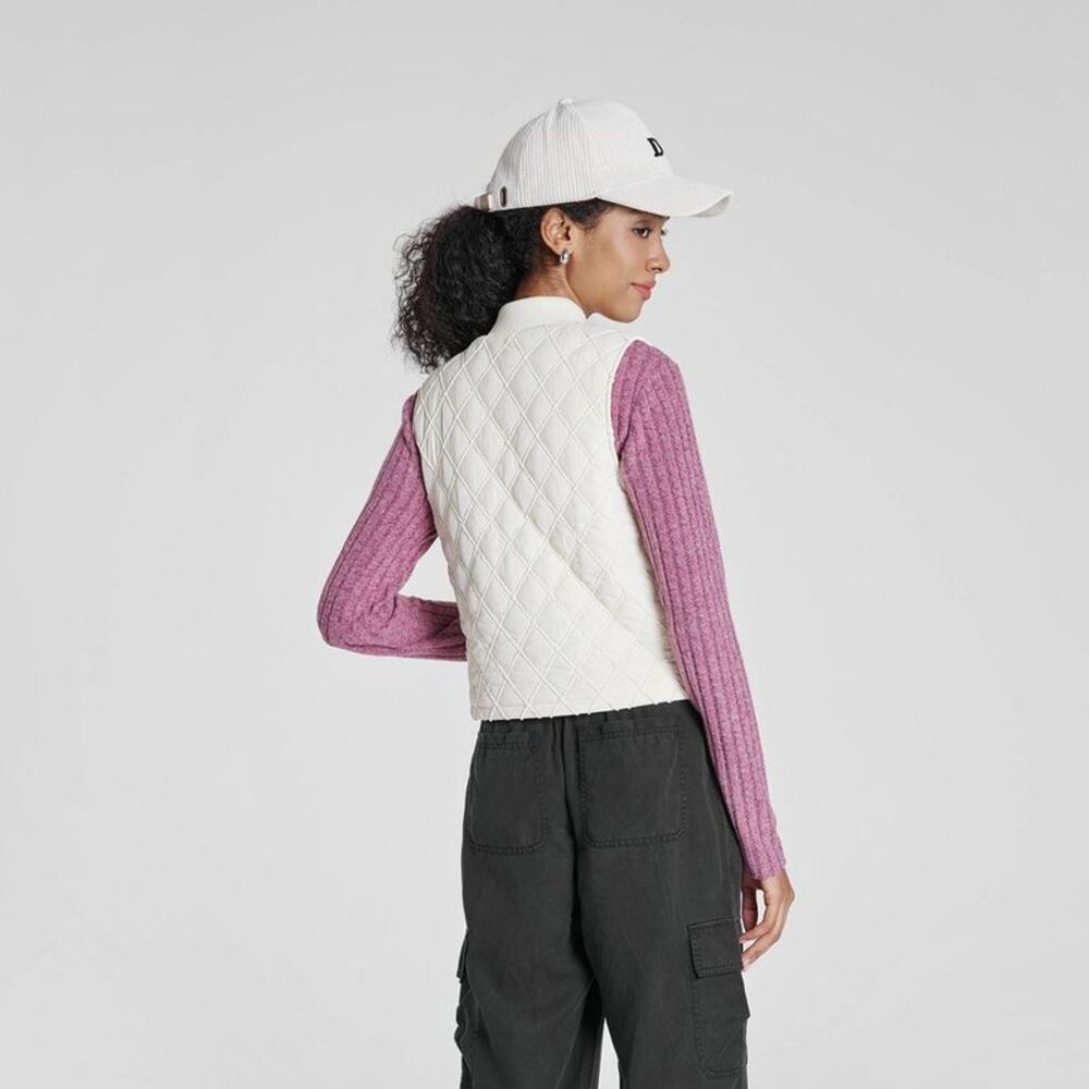 Wild Fable - Women's Quilted Vest - Wild Fable Cream M Cream - Picture 2 of 4